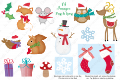 Christmas clipart, Christmas graphics &amp; illustrations Product Image 2