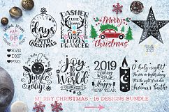 Merry Christmas Cut Files - Christmas Bundle Product Image 1