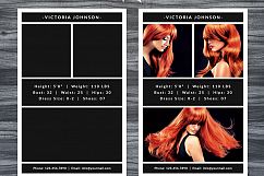 Model Comp Card Template Product Image 2