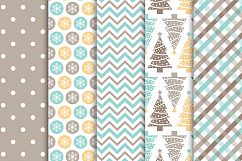 Christmas Digital Paper Pack / Backgrounds / Scrapbooking / Patterns / Printables / Card Making Product Image 4