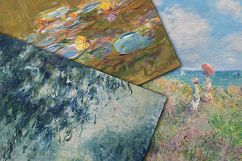 Claude Monet Paintings Digital Papers Product Image 3