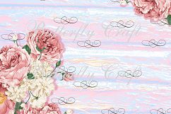 Pastel Flowers Digital Paper, Flower digital paper, Spring flowers digital, Flowers pattern, Custom flower background, Vintage flowers paper Product Image 4