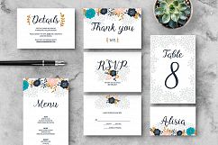 Floral Wedding Invitation Suite Product Image 3