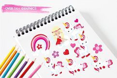 Valentine Unicorn graphics and illustrations Product Image 3