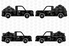 Pumpkin Truck Thanksgiving SVG EPS DXF PNG Cutting Files Product Image 3