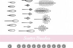 110 Floral Brushes for Adobe Illustrator Product Image 3