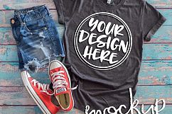 Gray t shirt mock up 6493 Product Image 2