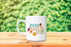 Fall is in the Air SVG - Fall SVG Cut File - DXF EPS PNG JPG Product Image 5