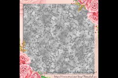 16 Silver Glitter Marble Texture Digital Papers Product Image 3