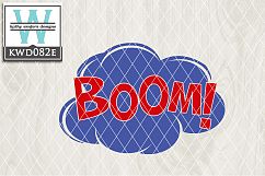 Comic Book Bubbles Cutting Files KWD082E Product Image 1