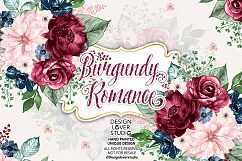 Burgundy Romance design Product Image 1