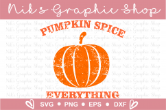Pumpkin Spice Svg, Pumpking Spice Everything Svg, Pumpkin Product Image 2