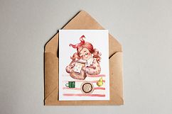 Tiny Kitchen - Watercolor Clip Art Set Product Image 14
