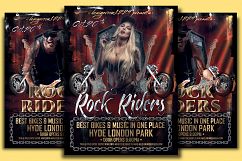 Rock Riders Flyer Template Product Image 1