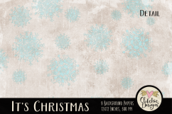Christmas Backgrounds - Christmas Digital Papers Textures Product Image 5