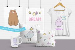 Cute Creatures Vector Set Product Image 5
