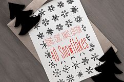 Boho-Chic Xmas Edition: 40 Snowflakes Product Image 1