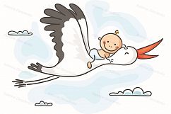 Baby clipart bundle Product Image 8