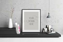 Styled Stock Photography, Frame Mockup, Black Frame mockup, Styled Photography Mockup, stock photo Product Image 2