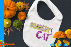 Halloween SVG, Scaredy Cat CUT FILE, DXF, EPS Product Image 3