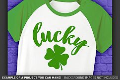 Lucky Shirt SVG File - St. Patricks Day Shirt - 1081 Product Image 3