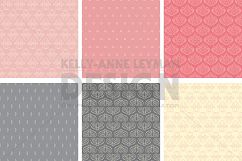 Hand Drawn Damask Digital Paper, Seamless pattern Product Image 2