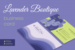 Lavender Boutique Business Cards Product Image 1