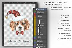 Christmas Animal Creator.Watercolor Dogs &amp; Cats Product Image 6