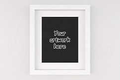 Basic white frame mockup with matt Product Image 1