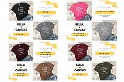 T-Shirt Mockup Bella Canvas 3001 Mega Bundle TShirt Flat Lay Product Image 2