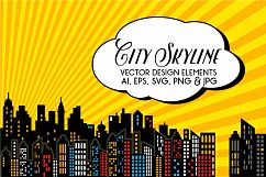 Superhero - City Skyline Vectors Product Image 1