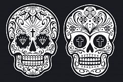 Vector Mexican Sugar Skulls Product Image 1