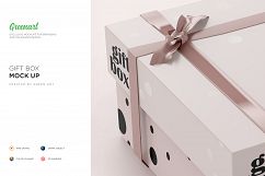 Large Carton Gift Box Mockup Product Image 7