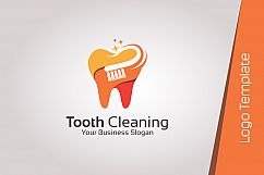 Dental Logo Template - Tooth Cleaning Product Image 3