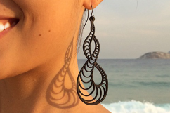 Leather Jewelry CUT Template- Earrings - Braceles - Necklace Product Image 3