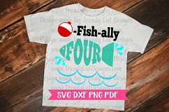 Ofishally Four Birthday SVG Product Image 2