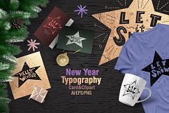 New Year. Typography design.  Product Image 1
