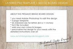 PSD Brand &amp; Design Board Template - Design #2 Product Image 6