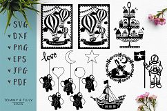 OVER 30 DESIGNS! Kids &amp; Baby Mega Bundle - SVG DXF PNG EPS Product Image 3