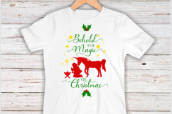 Christmas SVG Behold the Magic of Christmas by Happy Vinyls Product Image 3