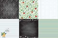 School is cool, Back to school, School digital paper Product Image 4