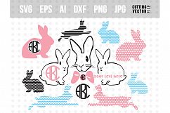 Bunny Vector Bundle - svg, eps, ai, dxf, png, jpg Product Image 1