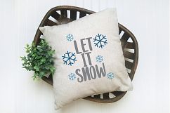 Let it Snow SVG Cut File - Christmas SVG Product Image 6