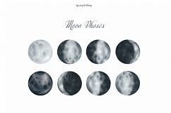 Moon Phases and ConstellatiDigital art High quality clipart Product Image 7