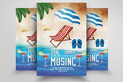 Summer Beach Party Flyer Product Image 1