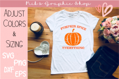 Pumpkin Spice Svg, Pumpking Spice Everything Svg, Pumpkin Product Image 1