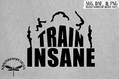 Train Insane, Backflip, Gymnast, Tumbling Girl Product Image 1
