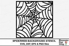 Spiderweb Background Stencil Product Image 1