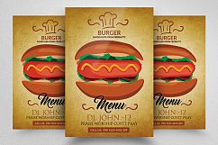 Burger Fast food Flyer Product Image 1