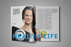 Health Magazine Template Product Image 4